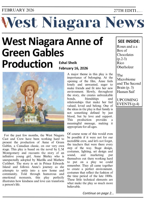 February Edition of West Niagara News